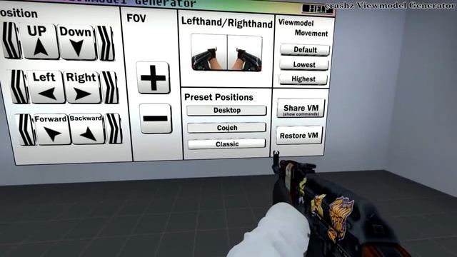 Как настроить вид от первого лица? View Model Generator смотреть онлайн