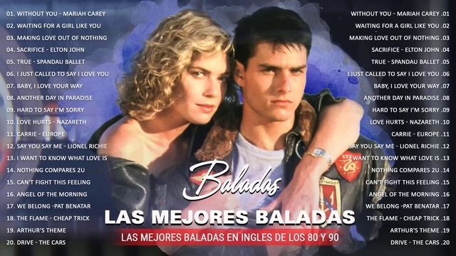 Romantica Viejitas En Ingles De Los 80 Y 90 - Las Mejores Baladas En Ingles De Los 80s