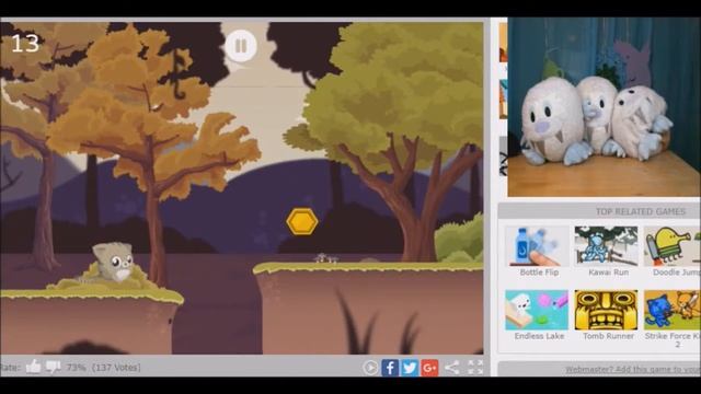 BBBYYYEEE WWWOOOAAAHHH - plushplaygames - Jump Kitty Throwback смотреть онлайн