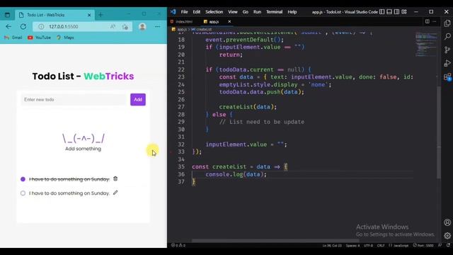 TODO List | Javascript tutorial | WebTricks смотреть онлайн