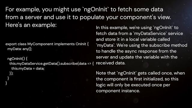 The ngOnInit Lifecycle Hook in Angular | When and Why to Use ngOnInit | #angularinterview смотреть онлайн