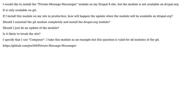 Drupal: Install a Drupal module from git on a production site смотреть онлайн