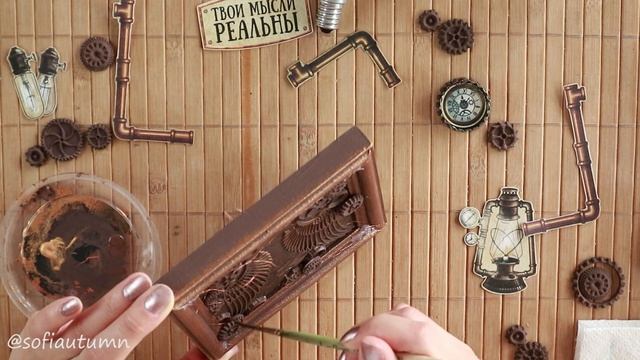 ДЕКОР ФОТОРАМКИ В СТИЛЕ СТИМПАНК/ МИКС-МЕДИА/ АЛЬТЕРСКРАП/ СКРАПБУКИНГ смотреть онлайн
