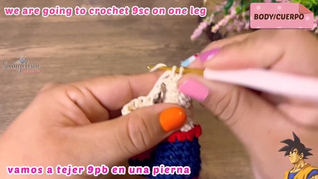 GOKU DRAGON BALL Amigurumi Crochet Español/ingles