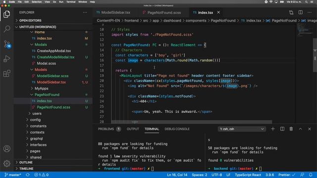 16. How to build a Headless CMS with TypeScript, React, GraphQL & Node: Create Model & PageNotFound смотреть онлайн