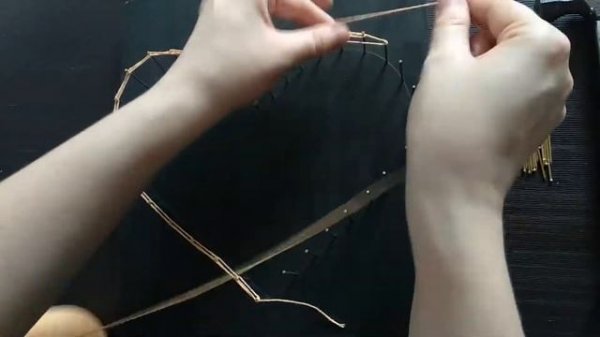 Волшебные нити. Мастер-класс по стринг-арту.