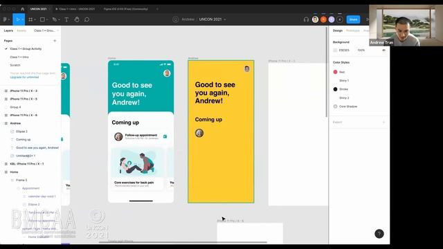 BMCAA UnCon 2021 - BMClass | Intro to Figma: Mobile Screen Design смотреть онлайн