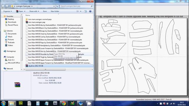 1 - (Downloading, Scaling & Printing Files) Foam Pepakura Iron Man Suit/Armor explanation смотреть онлайн