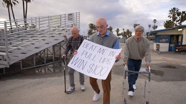 Grandpas Challenge Bodybuilders at Muscle Beach Ft. Heria & Midtbo смотреть онлайн