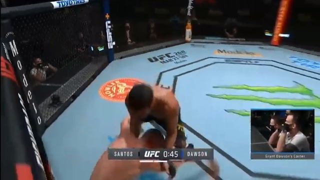 Leonardo Santos vs Grant Dawson UFC Fight Night смотреть онлайн