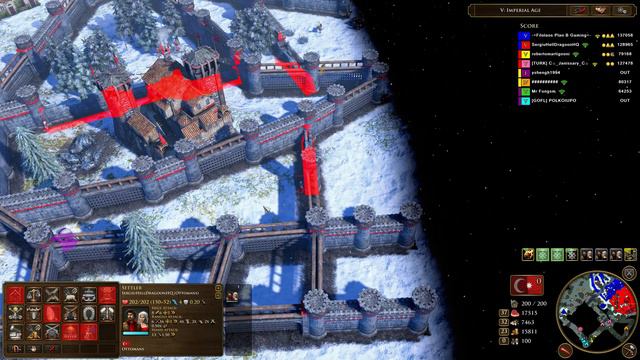 AoE3DE - 2v2v2v2 DOMINATION | Multiplayer Gameplay смотреть онлайн