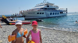 Из Геленджика в Прасковеевку по морю к скале Парус!