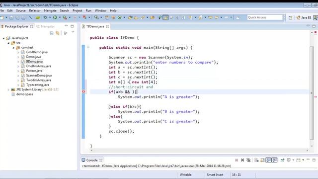 Java for Beginners Session-8 An Example for If-Else смотреть онлайн