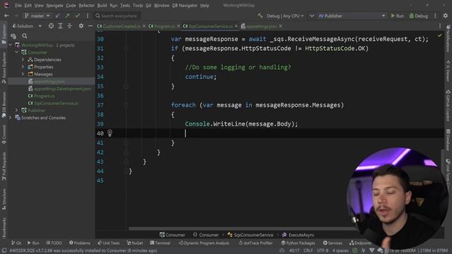Getting started with Queues in .NET using AWS SQS смотреть онлайн