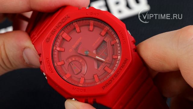 Casio G-Shock Red Watch GA-2100-4A Review смотреть онлайн