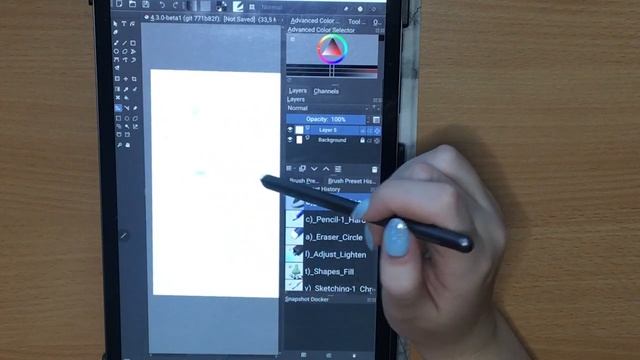 Обзор на Krita для Android, на планшете Samsung Tab S6 смотреть онлайн