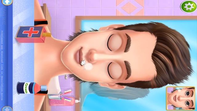 Celebrity stylist beard makeover Spa salon game/learn colors kids app game play смотреть онлайн