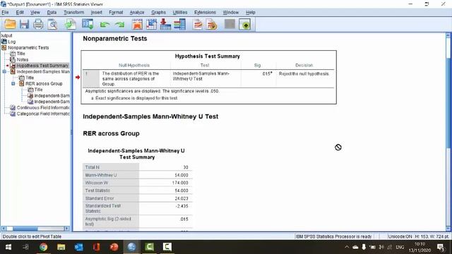 How To... Perform a Mann-Whitney U Test in SPSS смотреть онлайн