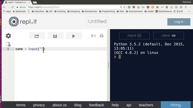 One Minute Python 002 - Input and Output (No Installation Required) смотреть онлайн