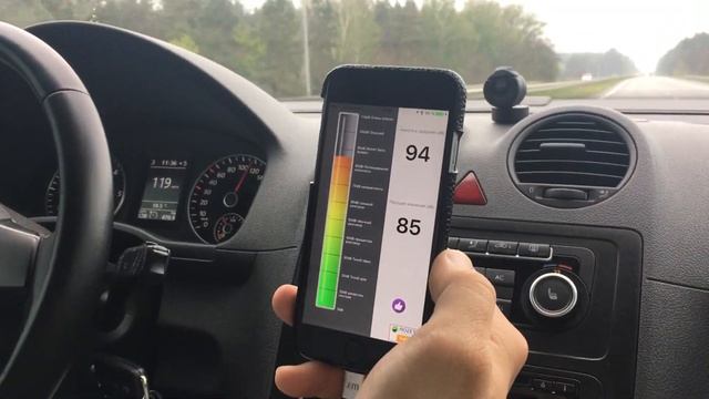 VW CADDY 1.6 TDI шум в децибелах при 120 км/ч смотреть онлайн