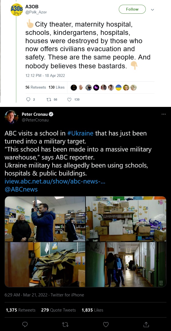 Ukrain Army Propaganda - Ukrain Military Base In School