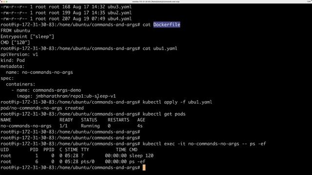 Kubernetes commands and arguments - Explained | Kubernetes Tutorial for Beginners смотреть онлайн