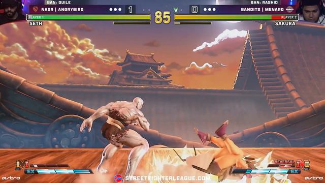 Angrybird (Seth) vs. MenaRD (Sakura) - Bo3 - Street Fighter League Pro-US Season 4 Week 5 смотреть онлайн