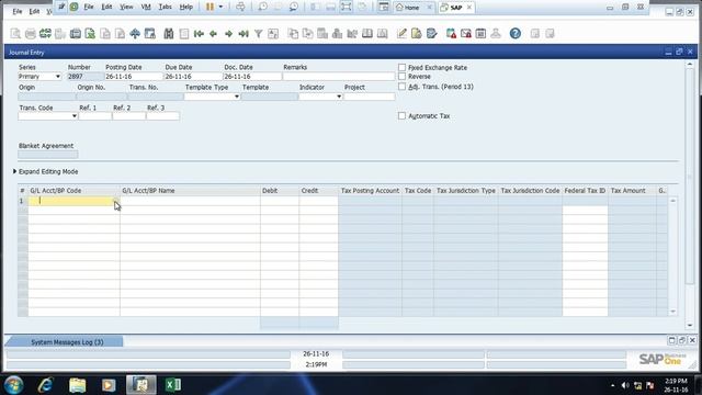 SAP Tutorial for beginners in Urdu/Hindi Part 5/30 ll How to Add J.V & J.E in SAP ll смотреть онлайн
