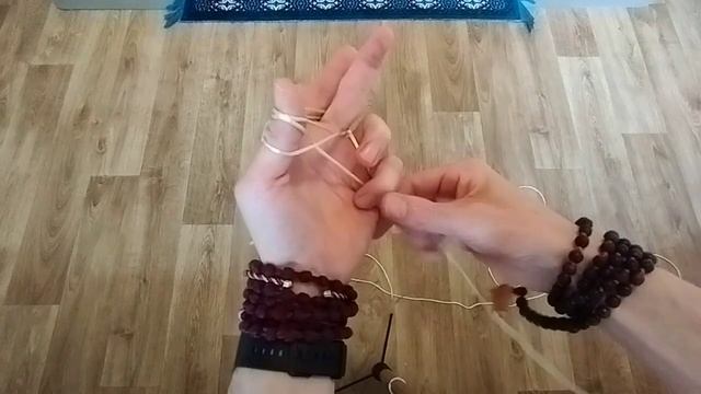 Делаем чётки 108 своими руками, вервица, брояница, бриллиантовый или буддийский - узел. смотреть онлайн