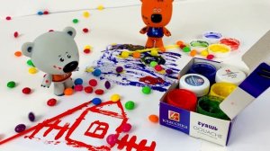 ?Ми-ми-мишки мультики с игрушками про Кешу и Тучку ? Кеша и Тучка купаются в необычной ванне