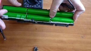 Как разобрать аккумулятор от ноутбука!