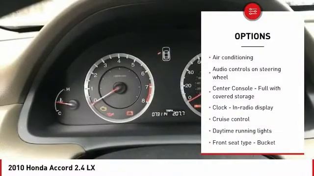 2010 Honda Accord 2.4 LX Used P1053 смотреть онлайн