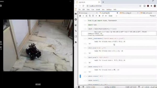 DJI RoboMaster EP Interactive Control via Python Code