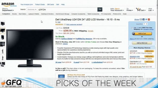 Pick of the Week: Dell U2412M Monitor смотреть онлайн