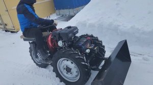 трактор Микроб в деле.