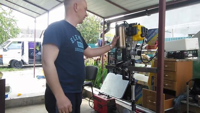 глушитель своими руками. для лодочного тримера.