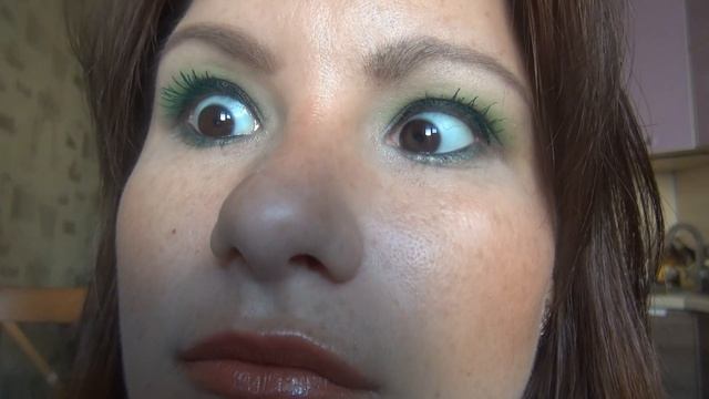 Матовый зеленый макияж смотреть онлайн