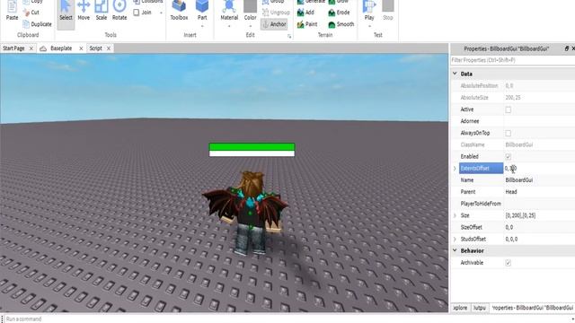 Roblox Tutorial - How to make a Health GUI above player; Part2 смотреть онлайн
