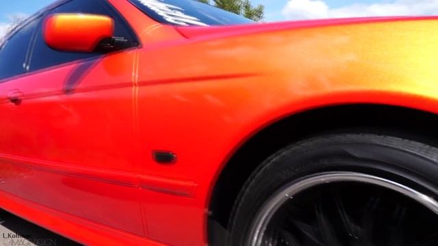 Эксклюзивная покраска авто. Цвет краски меняется на глазах. БМВ фестиваль 2015 смотреть онлайн