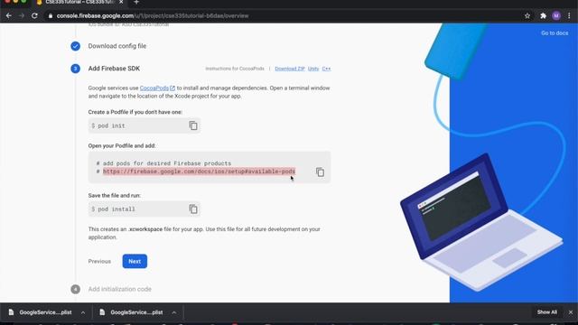 iOS Firebase Set Up Xcode 12 - October 2020 смотреть онлайн