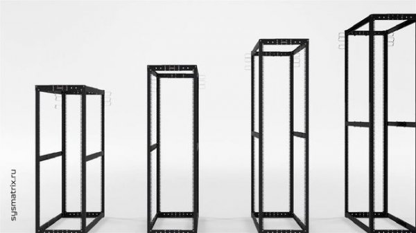 SYSMATRIX DR PROF Открытая трехстандартная стойка 19" / 21" и 23"