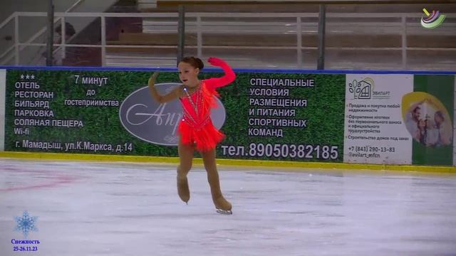 Лихачёва Асения 2016 г.р., 2 юношеский разряд.