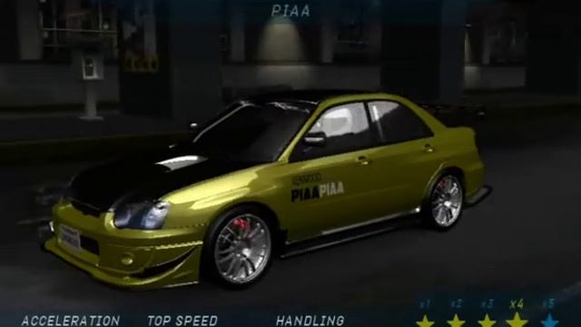 Need For Speed Underground- M2011 Subaru Impreza WRX STI 2005