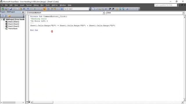 Error Handling in Macro VBA Excel смотреть онлайн