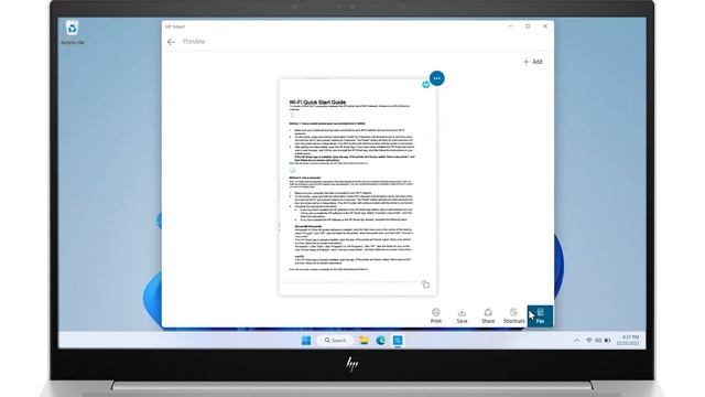 How to save a scan from an HP printer as a single or multi-page PDF | HP Printers | HP Support смотреть онлайн