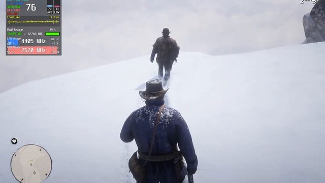 Red Dead Redemption 2 : RTX 4060 8GB Laptop TGP 140W ( QHD Maximum Settings  DLSS ON / OFF )