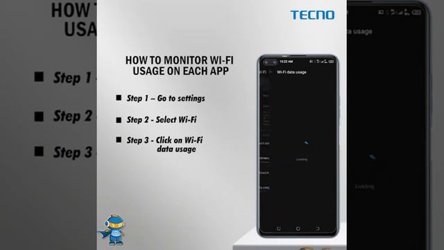 ANDROID: How to Monitor real time WiFi data usage for each application with the смотреть онлайн