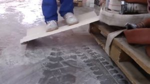 Тестирование прочности Стеклофибробетона.