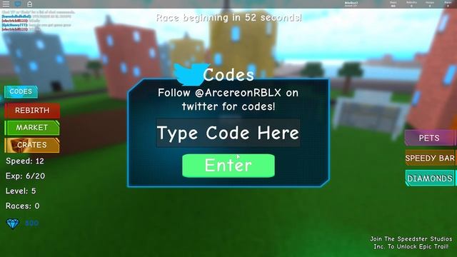 SPEED SIMULATOR 2 ALL CODES! (ROBLOX) смотреть онлайн