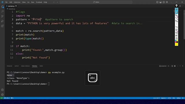 Regex in Python | Compile() Function | Searching Function | Python Tutorial for Beginners in Hindi смотреть онлайн